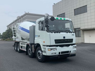 Remote license plate car HN5310GJBB36C5BEVY Pure electric concrete mixing and transportation vehicle