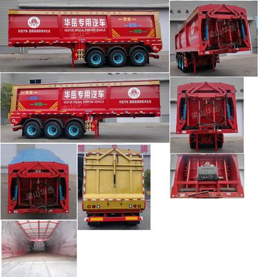 Huayue Xing brand automobiles FNZ9400ZLS Bulk grain transportation semi-trailer