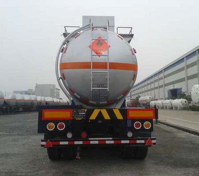 Hongtu  HT9400GRY5 Flammable liquid tank transport semi-trailer