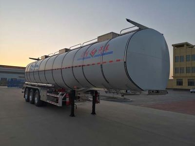 Lisheng  HLS9400GSY Aluminum alloy edible oil transportation semi-trailer