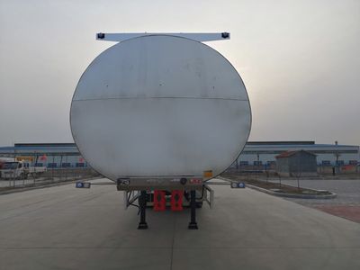 Lisheng  HLS9400GSY Aluminum alloy edible oil transportation semi-trailer