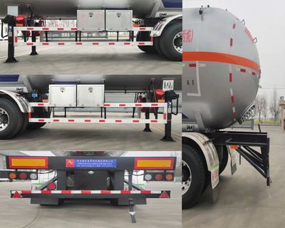 Juwang  ZJW9400GYQ01 Semi trailer for liquefied gas transportation