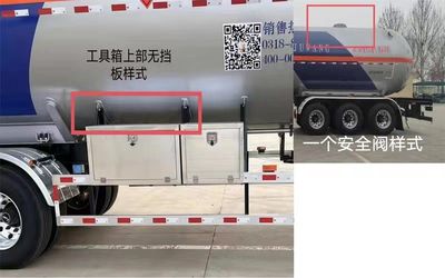 Juwang  ZJW9400GYQ01 Semi trailer for liquefied gas transportation