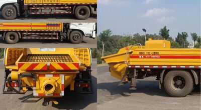 Changxing Delong brand automobiles ZZZ5130THBEQ6 Vehicle mounted concrete pump truck