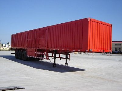 Jijun brand automobilesHJT9400XXYBox transport semi-trailer