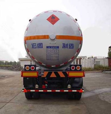 Hongtu  HT9409GYQ3 Semi trailer for liquefied gas transportation