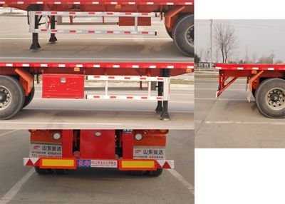 Liangyun brand automobile SLY9180TPB Flat transport semi-trailer