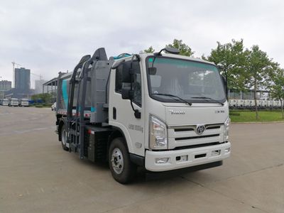 Hejia HJK5101ZZZSTBEVPure electric self loading and unloading garbage truck