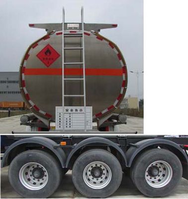 Chusheng  CSC9406GYYLZ Aluminum alloy oil transport semi-trailer