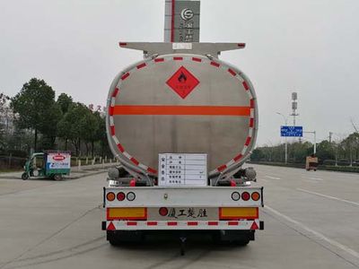 Chusheng  CSC9406GYYLZ Aluminum alloy oil transport semi-trailer