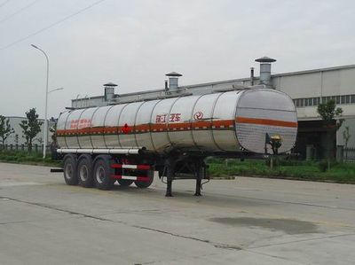 Ruijiang  WL9406GRYF Aluminum alloy flammable liquid tank transport semi-trailer