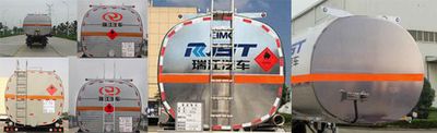 Ruijiang  WL9406GRYF Aluminum alloy flammable liquid tank transport semi-trailer