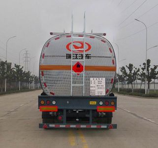 Ruijiang  WL9406GRYF Aluminum alloy flammable liquid tank transport semi-trailer