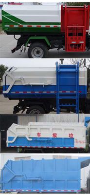 Zhongqi Liwei brand automobiles HLW5040ZDJ5EQ Compressed docking garbage truck