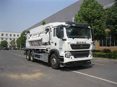 New Huan  WX5252GQWVI Cleaning the suction truck