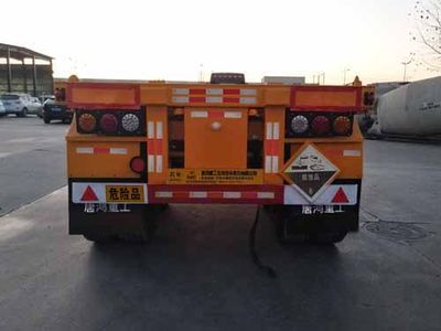 Tanghong Heavy Industry Automobile XT9350TWY Transport semi-trailer of dangerous goods tank frame