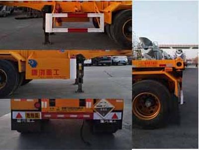 Tanghong Heavy Industry Automobile XT9350TWY Transport semi-trailer of dangerous goods tank frame