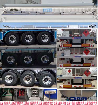 Mastercard SDW9402GYYD Aluminum alloy oil transport semi-trailer