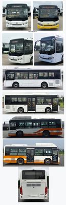 Chinese license plate cars TEG6853EHEVN01 Plug in hybrid urban buses