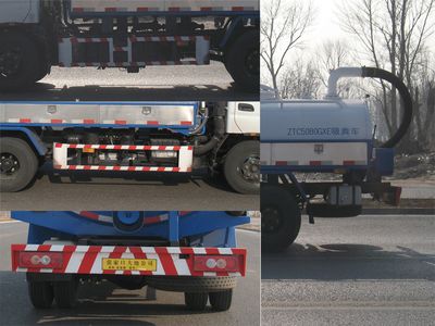 Zhang Tuo license plate car ZTC5080GXE Septic suction truck