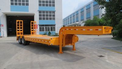 Chanzhu  FHJ9280TDP Low flatbed semi-trailer