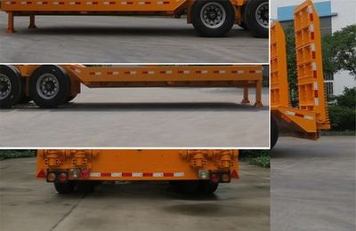 Chanzhu  FHJ9280TDP Low flatbed semi-trailer