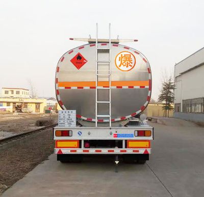 Mastercard SDW9408GRYA Aluminum alloy flammable liquid tank transport semi-trailer