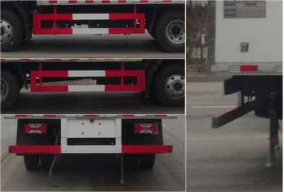 Huatong brand automobiles HCQ5080XRYSH6 Flammable liquid box transport vehicle