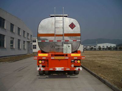 Zhongshang Automobile ZZS9402GHY Chemical liquid transportation semi-trailer