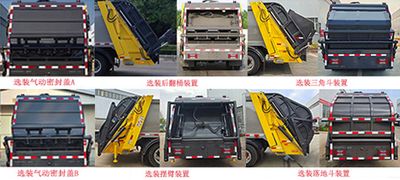 Hyde  CHD5120ZYSSQBEV Pure electric compression garbage truck