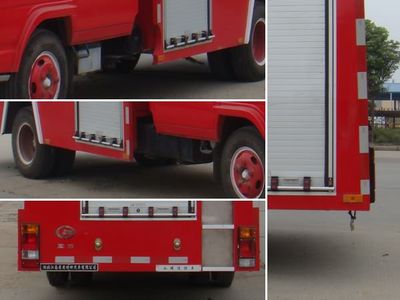 Jiangte brand automobiles JDF5070GXFSG20Q Water tank fire truck