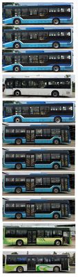 Chinese license plate cars TEG6105BEV06 Pure electric city buses