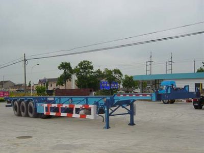 Qindao  QD9380TJZ Skeleton container semi-trailer