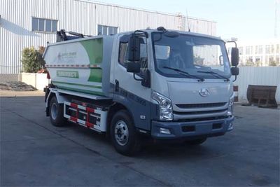 Yueda  YD5109ZZZSHBEV Pure electric self loading and unloading garbage truck