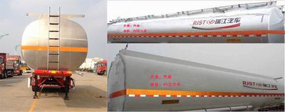 Ruijiang  WL9404GYY Aluminum alloy oil transport semi-trailer