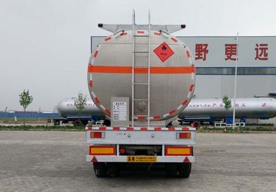 Changhua  HCH9402GRYJ Aluminum alloy flammable liquid tank transport semi-trailer