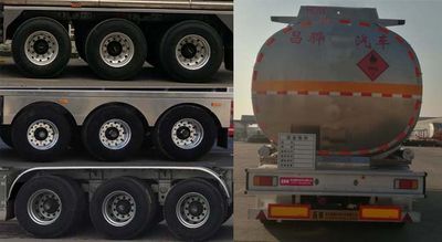 Changhua  HCH9402GRYJ Aluminum alloy flammable liquid tank transport semi-trailer