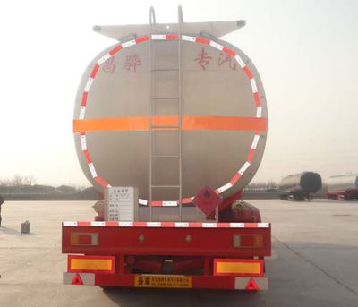 Changhua  HCH9400GYYLHJ3 Aluminum alloy oil transport semi-trailer