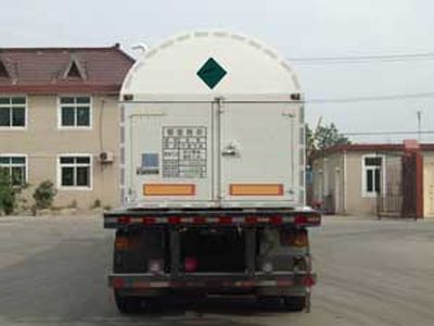 Han Zhong Shen Leng  ZHJ9340GDY Low temperature liquid transport semi-trailer