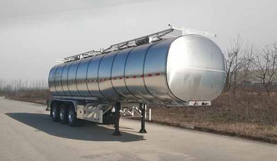 Shaanxi Automobile SHN9400GSYP398 Aluminum alloy edible oil transportation semi-trailer