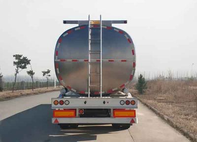 Shaanxi Automobile SHN9400GSYP398 Aluminum alloy edible oil transportation semi-trailer