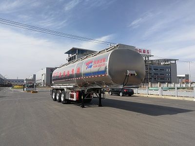 Tianming  TM9404GSYFE2 Aluminum alloy edible oil transportation semi-trailer