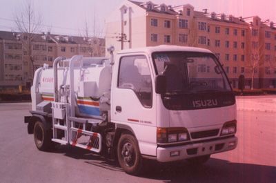 Huanling CCQ5050ZZZHydraulic Lifter Garbage truck 