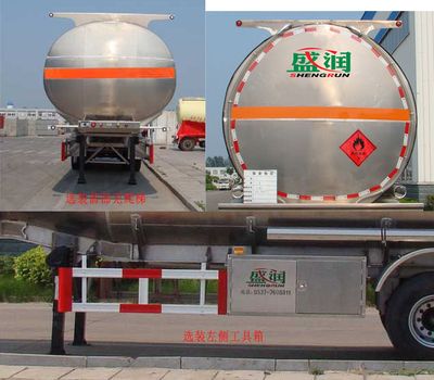 Shengrun  SKW9409GRYT Flammable liquid tank transport semi-trailer