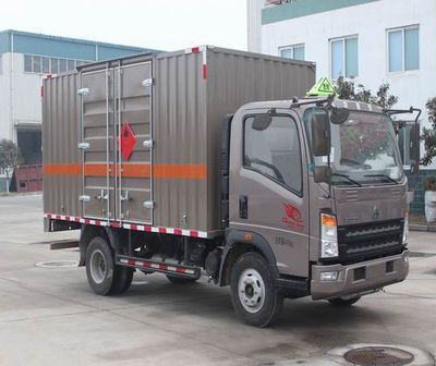 Haowo  ZZ5047XRYF341CE145 Flammable liquid box transport vehicle