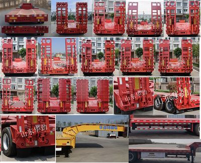 Huasheng Shunxiang  LHS9405TDP Low flatbed semi-trailer