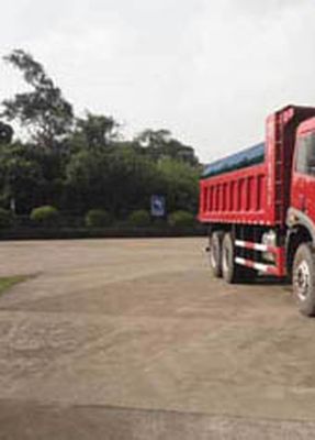 Jiefang Automobile CA3251P2K2L4T1E4A80 Flat head diesel dump truck