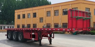 Huazheng brand automobiles LHZ9402TPB Flat transport semi-trailer