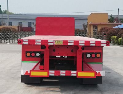 Huazheng brand automobiles LHZ9402TPB Flat transport semi-trailer