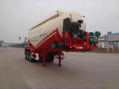 Huajun  ZCZ9407GFLHJB Medium density powder material transportation semi-trailer